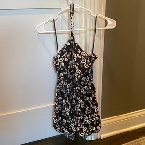 Girls romper (halter tie top)